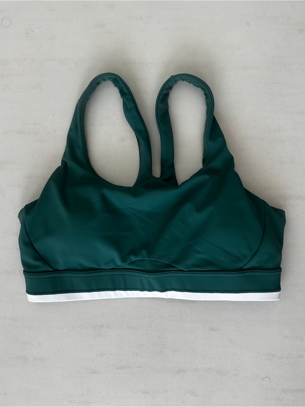 Athleta Sports Bra with White Trim